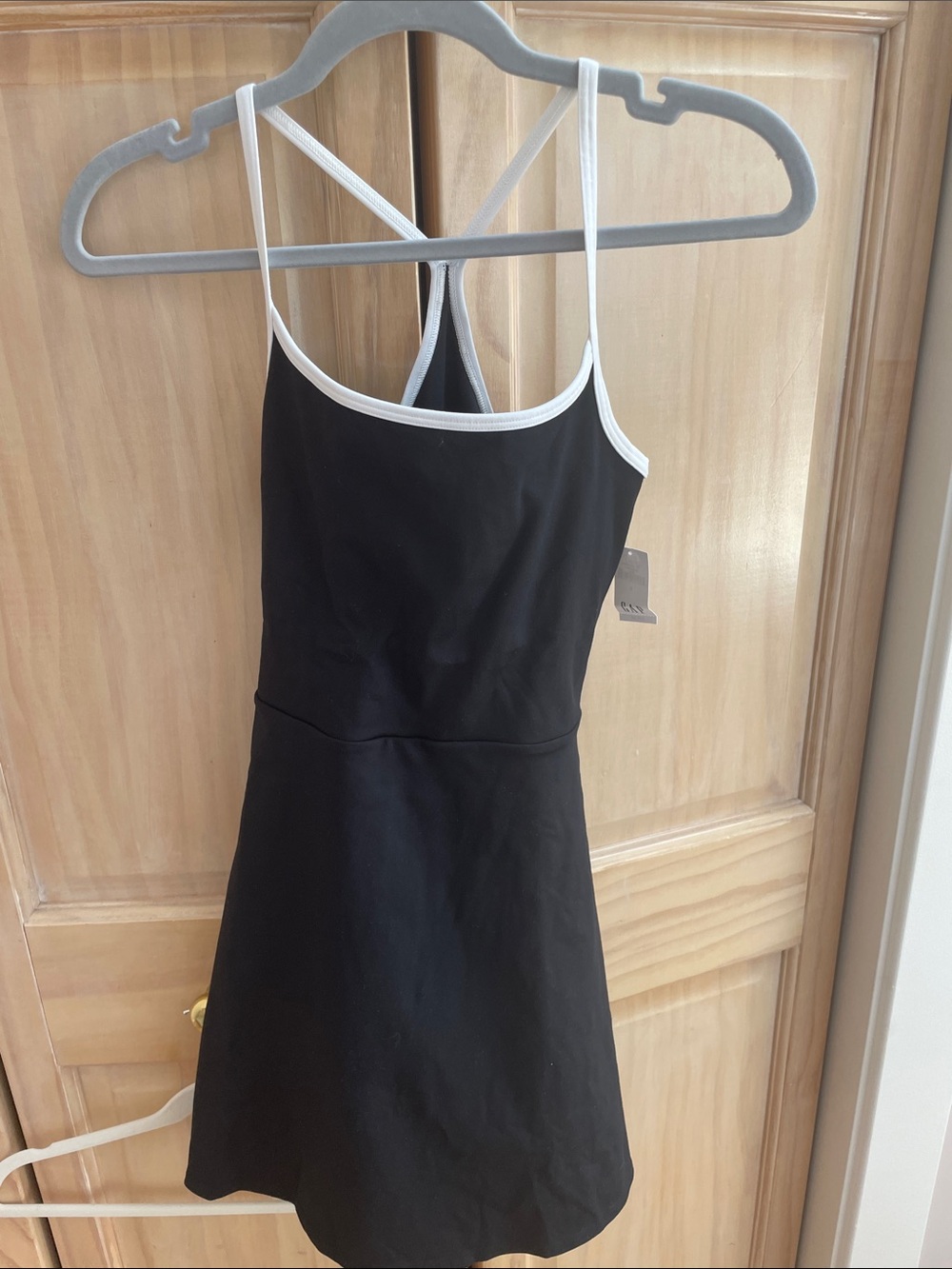GAPFit Black Sports Athletic Dress with White Trim